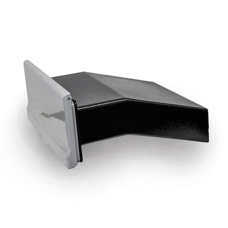 Qualarc Liberty Silver Color Letter Plate with 10 in. Chute Wall Liner LM6-810-SLVR